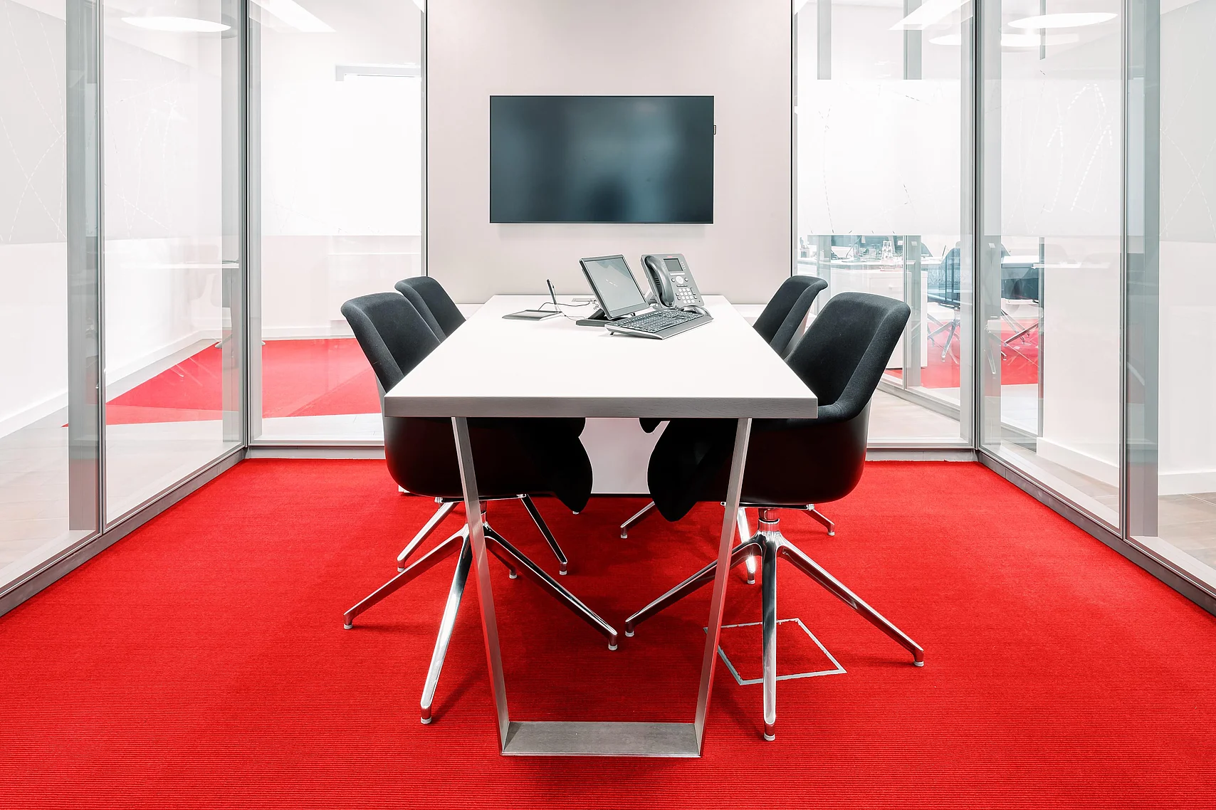 Beratungsräume, transparent und schallgeschützt