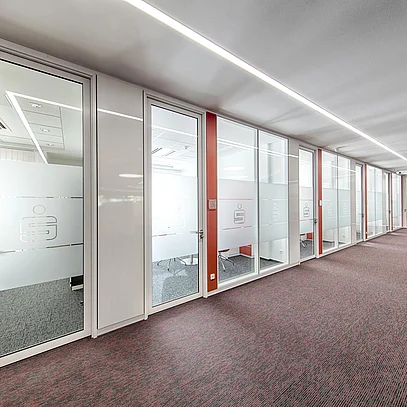 White partition profiles with colored E-panels