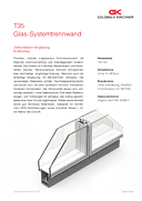 Double-pane glazing T35