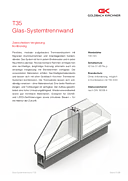 Zweischeiben-Verglasung T35