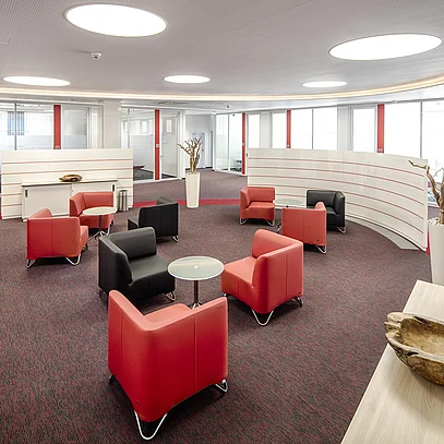 Wall systems complement interior design