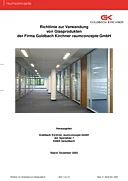 Richtlinie zur Beurteilung der visuellen Qualität von Glas