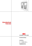 Technisches Datenblatt Brandschutztür