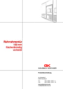 Technisches Datenblatt Rohrrahmentür 100 mm flächenbündig