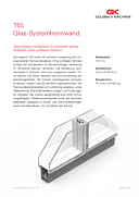 Zweischeiben-Verglasung T65