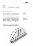Double-Pane All-Glass Wall T55