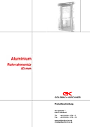 Technisches Datenblatt Rohrrahmentür 40mm